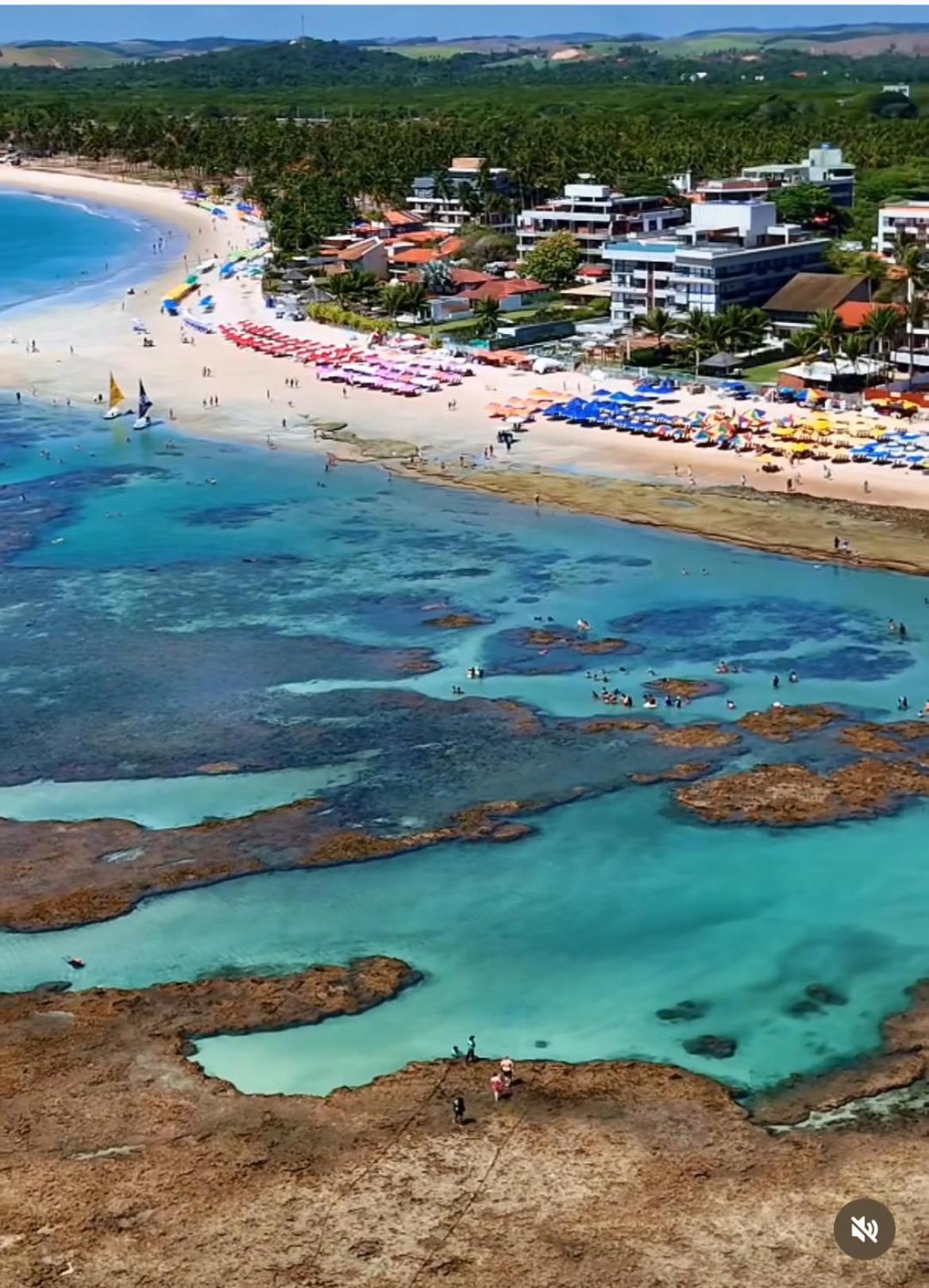 Resort Beira Mar Em Porto De Galinhas - Cupe Beach Living מראה חיצוני תמונה